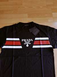 Мъжка тениска с къс ръкав Prada