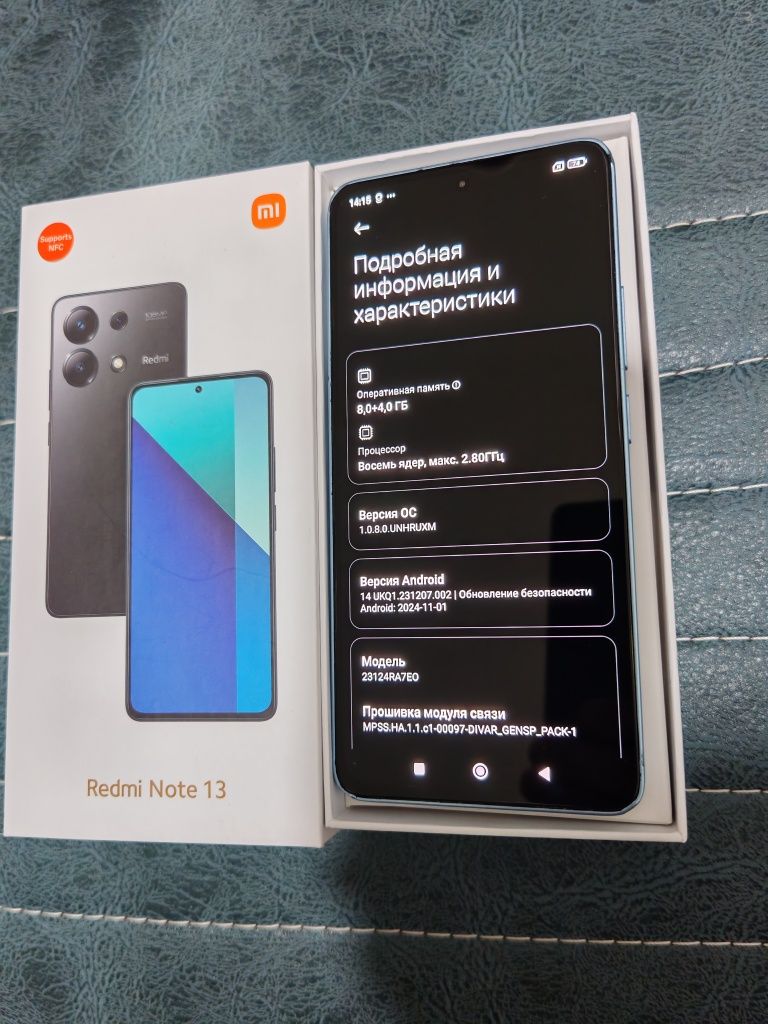 Redmi Note 13  8+4/256GB
