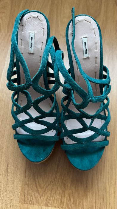 Sandale cu platforma Miu Miu