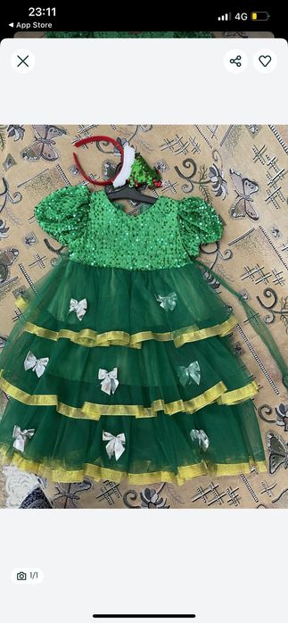 Новогоднее платье новое. 3-5 годов