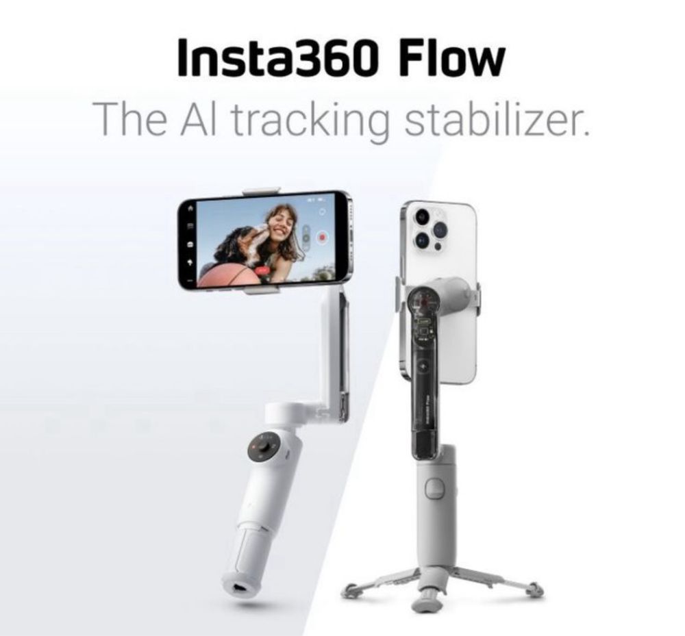 Новый стабилизатор для смартфона insta360 FLOW creator kit