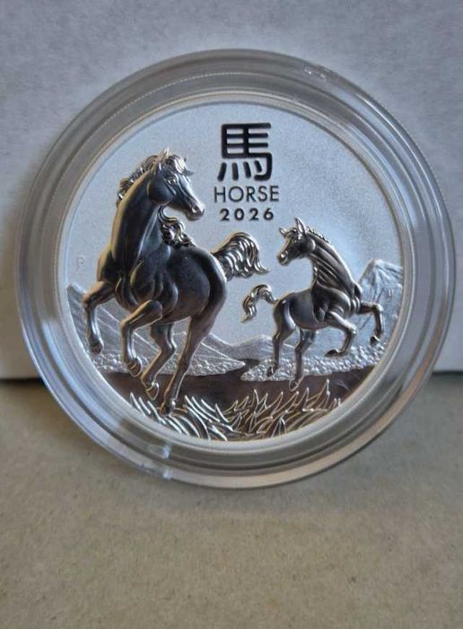 Сребърна монета Австралийски Лунар Кон 2026 1 унция