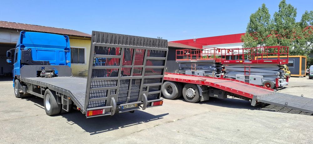 Daf CF75,435.000 km,an 2007, AUTOPLATFORMA cu rampa de incarcare