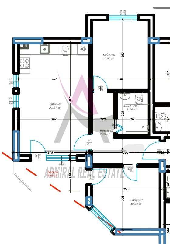 Продава се Тристаен апартамент в Варна, Възраждане 3 - 79 кв.м за 1798 €/кв.м - Снимка #6