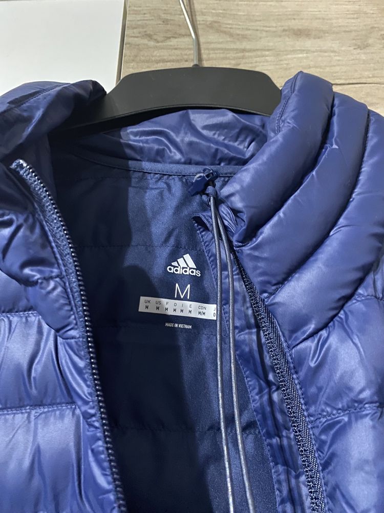 Geaca Adidas Real Madrid albastra, originala