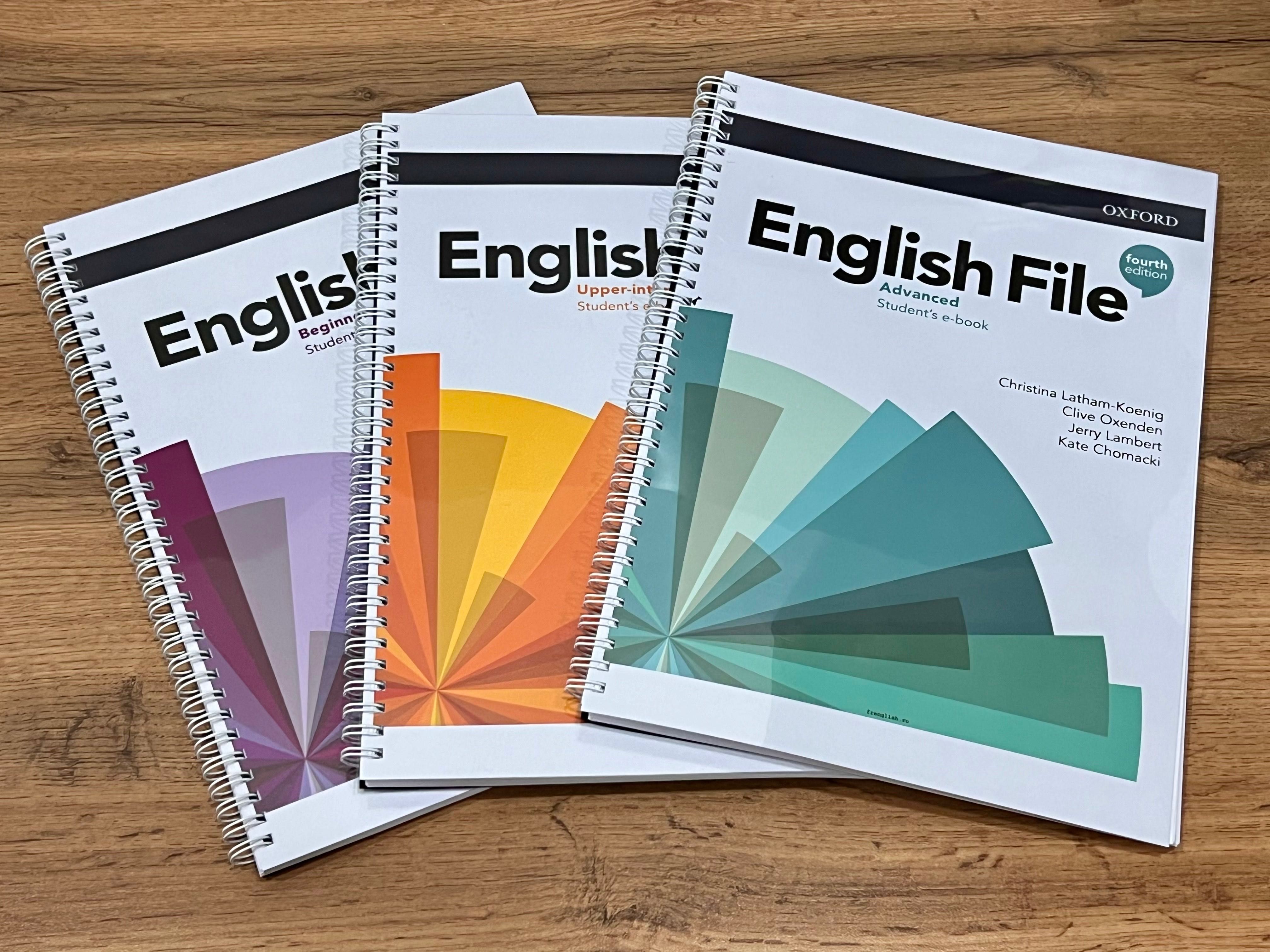 Учебники English File Pre intermediate 4 издание Супер качество