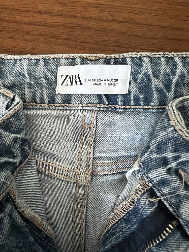 Дънки Zara с висока талия
