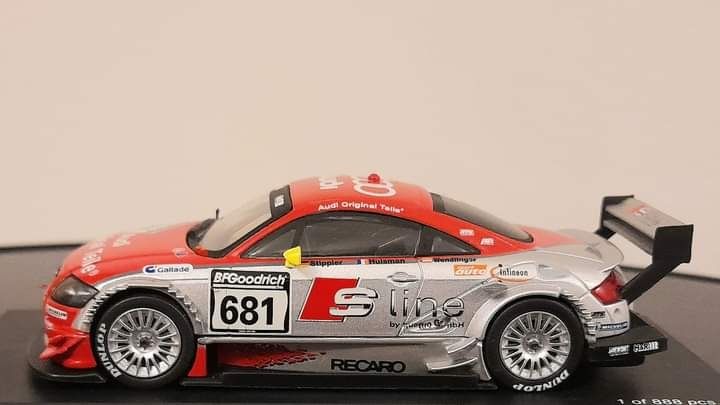 ADAC Westfalenfahrt ABT AUDI TT-R #681 1:43 Schuco