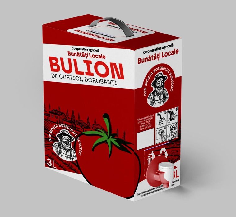 Bulion - produs local natural 3 litri