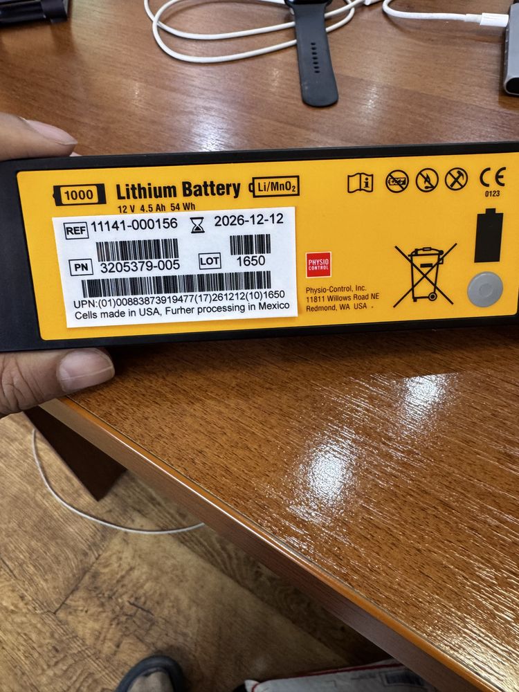 Батарея для дефибриллятора LIFEPAk 1000