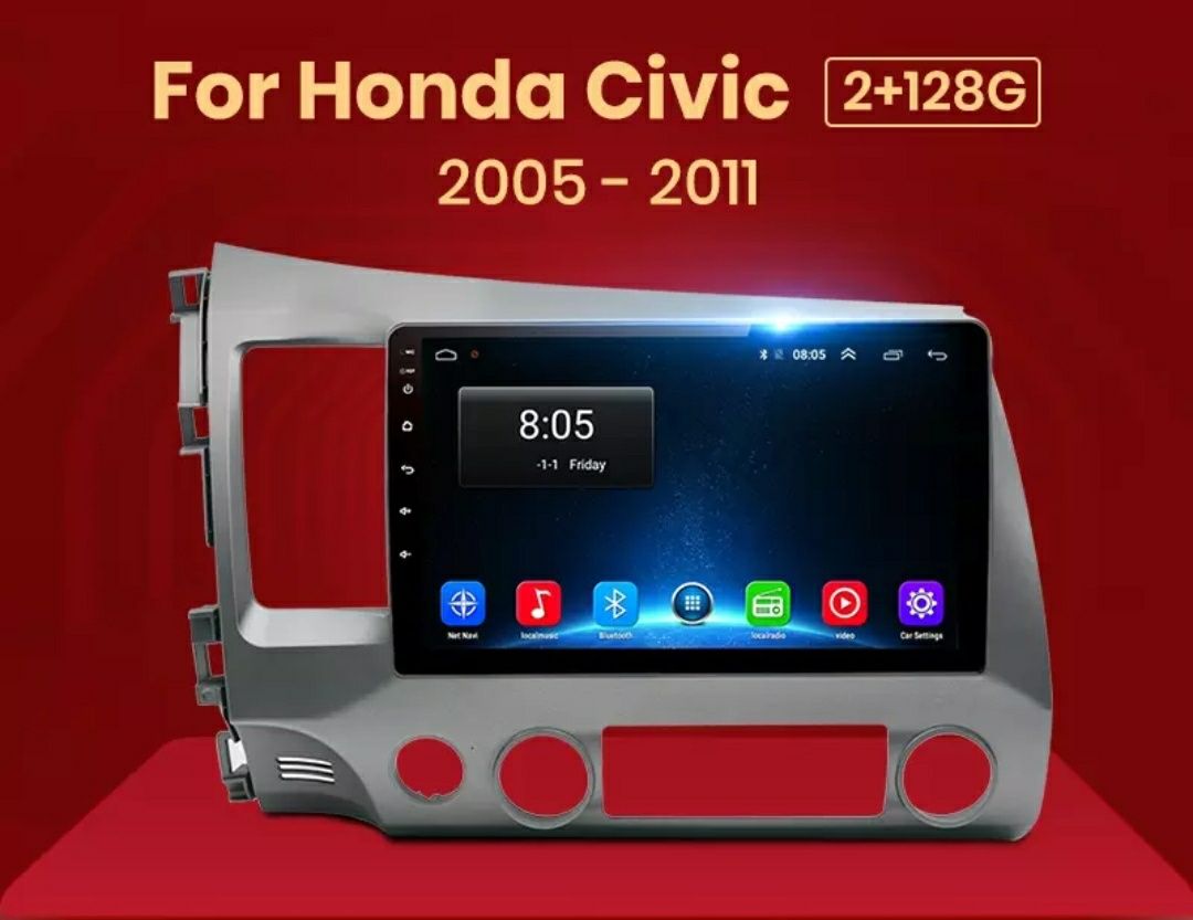 Мултимедия Хонда Сивик 2008 навигация Honda Civic 2009