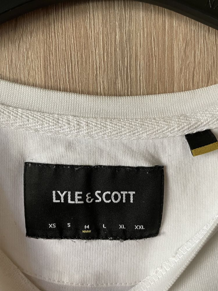 Бяла тениска Lyle & Scott M