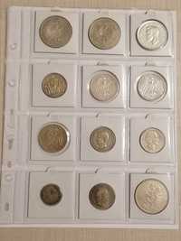 Folii stocare monede in cartonase autoadezive, 12 sau 20 locuri