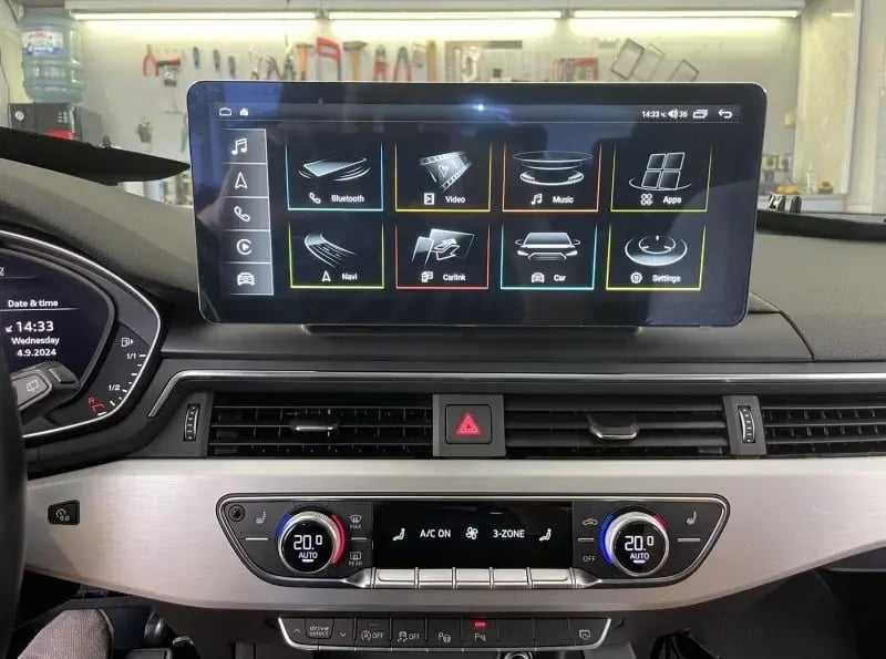 AUDI A4L 2017-2024, 12.3″-  Android Мултимедия/Навигация
