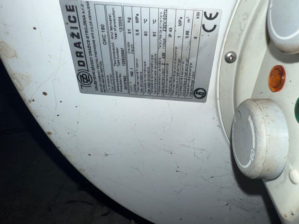 Centrala Atmos 35kw + Boiler 160L+ Lemne de fag