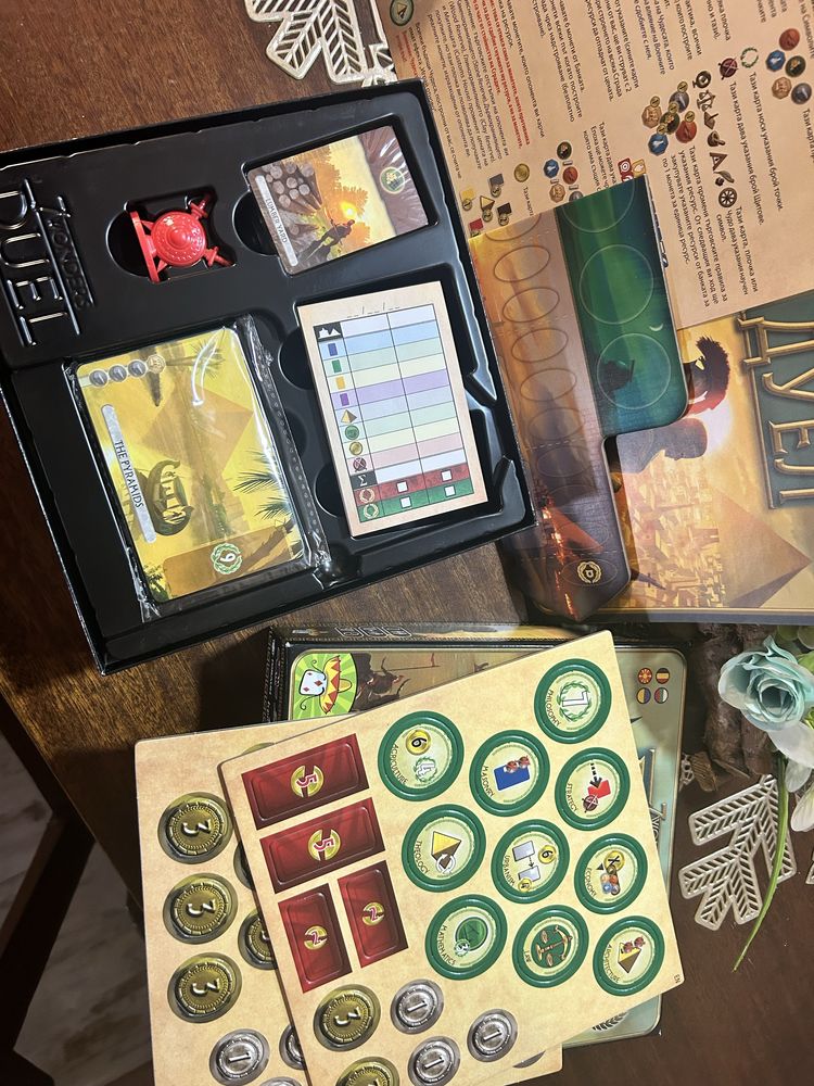 НОВА! Настолна игра за двама 7 Wonders Duel - стратегическа