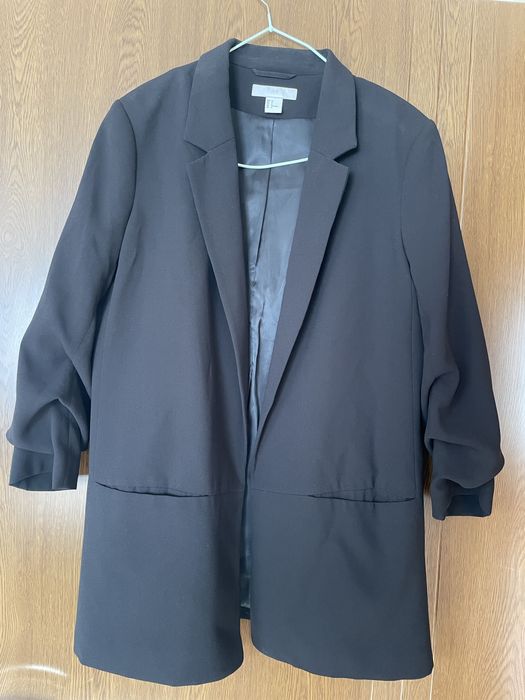 Дамско черно сако