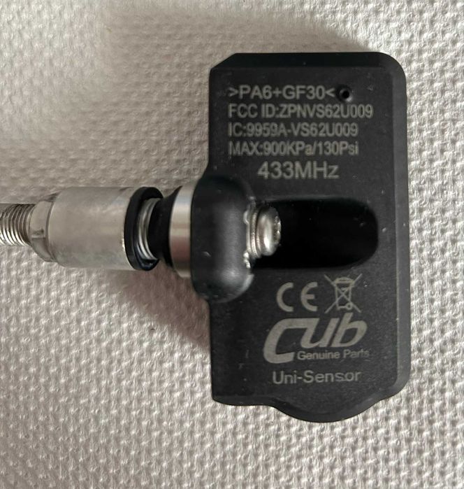 Senzori presiune pneuri - 9959A-VS62U009 - 433 MHz - multimarca