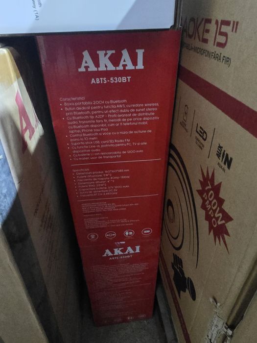 Нова преносима/bluetooth тонколона AKAI