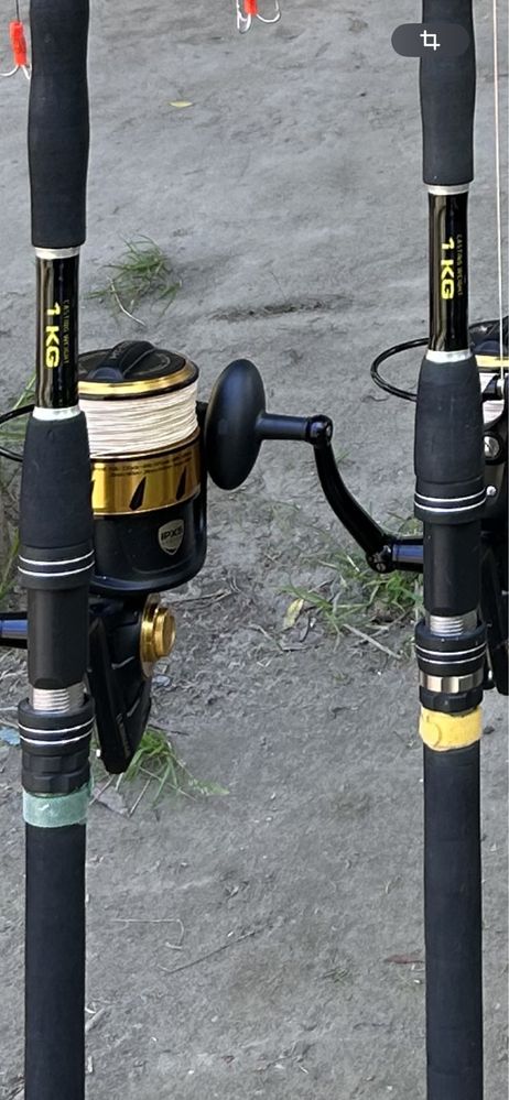 2x lansete Black cat + 2x mulinete Penn spinfisher VI pescuit la somn