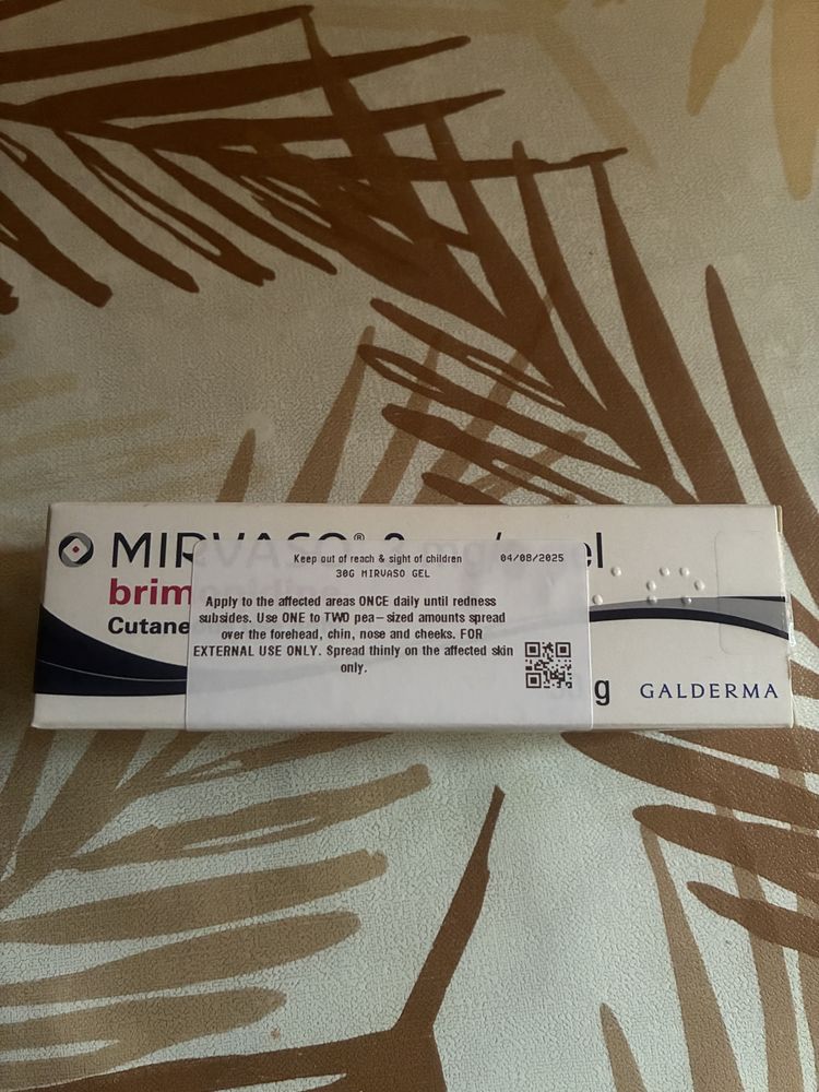 Крем - MIRVASO 3 mg/g gel