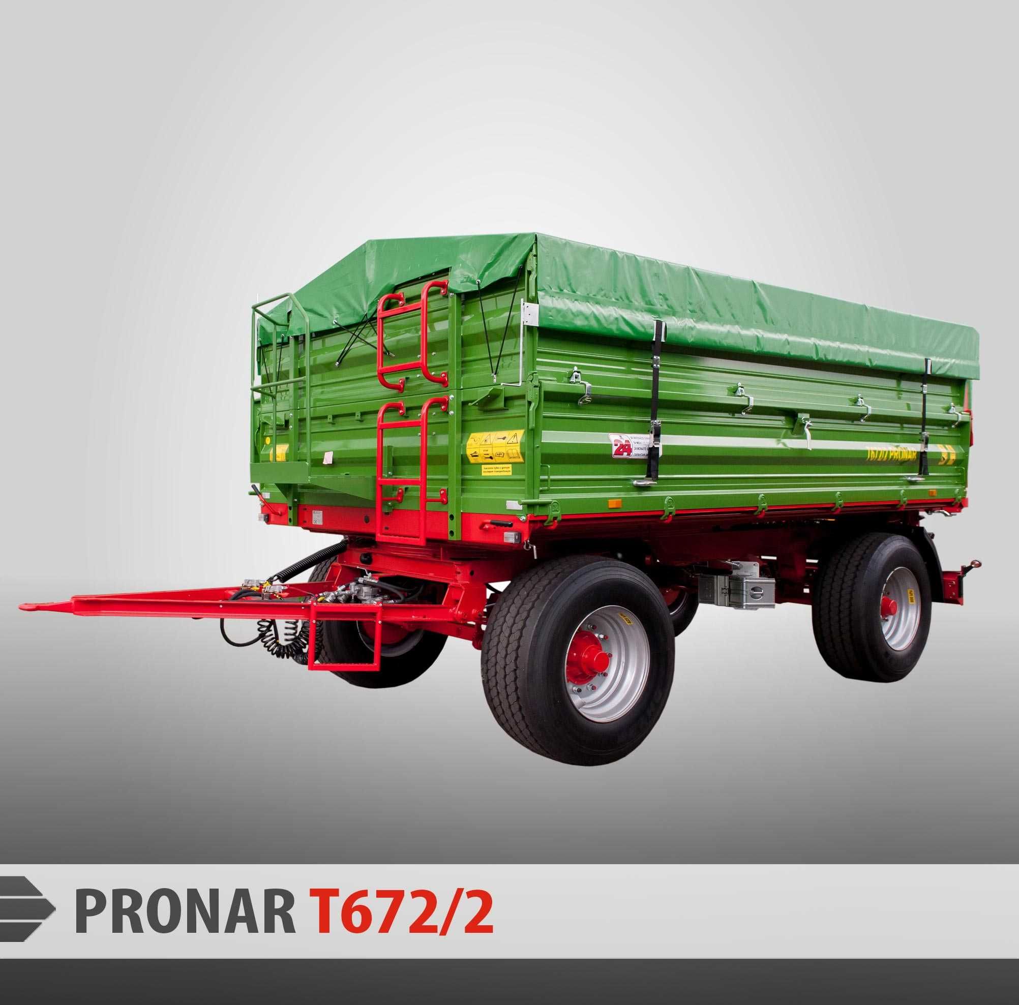 Прицеп Pronar T672/2 грузоподъемностью 10.4 тонн (и выше)