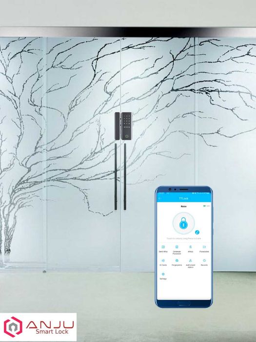 Aqlli elektron eshik qulfi. Model: Anju Smart Lock, B-119