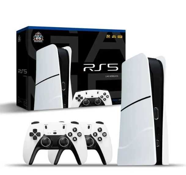 Конзола RS5, 45 000+ игри, Два безжични джойстика, 4K UltraHD