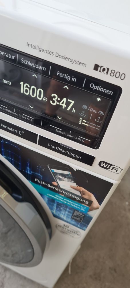 ТОП WiFi Пералня SIEMENS iQ800 new idos 9кг/А+++1600обр
