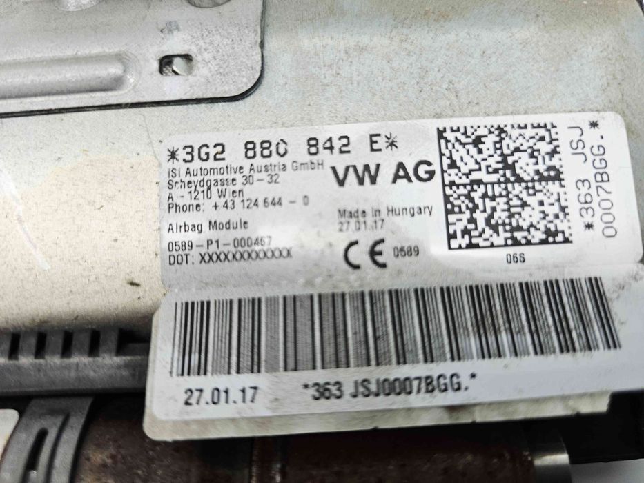 Airbag genunchi Volkswagen Passat B8 (3G2) [Fabr 2015-prezent] 3G2880
