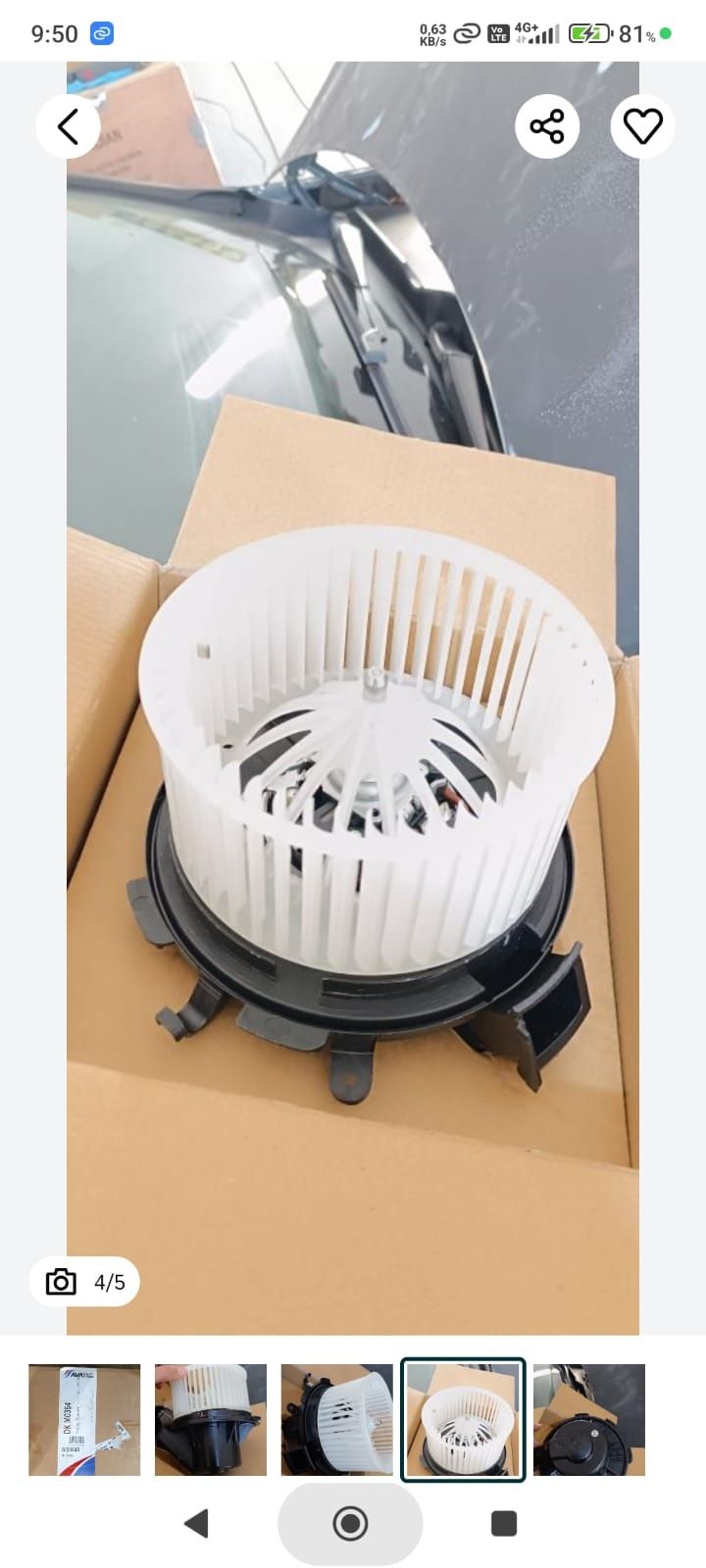 Ventilator aerotermă motoraș aeroterma Mercedes Sprinter 2006 -2019

3