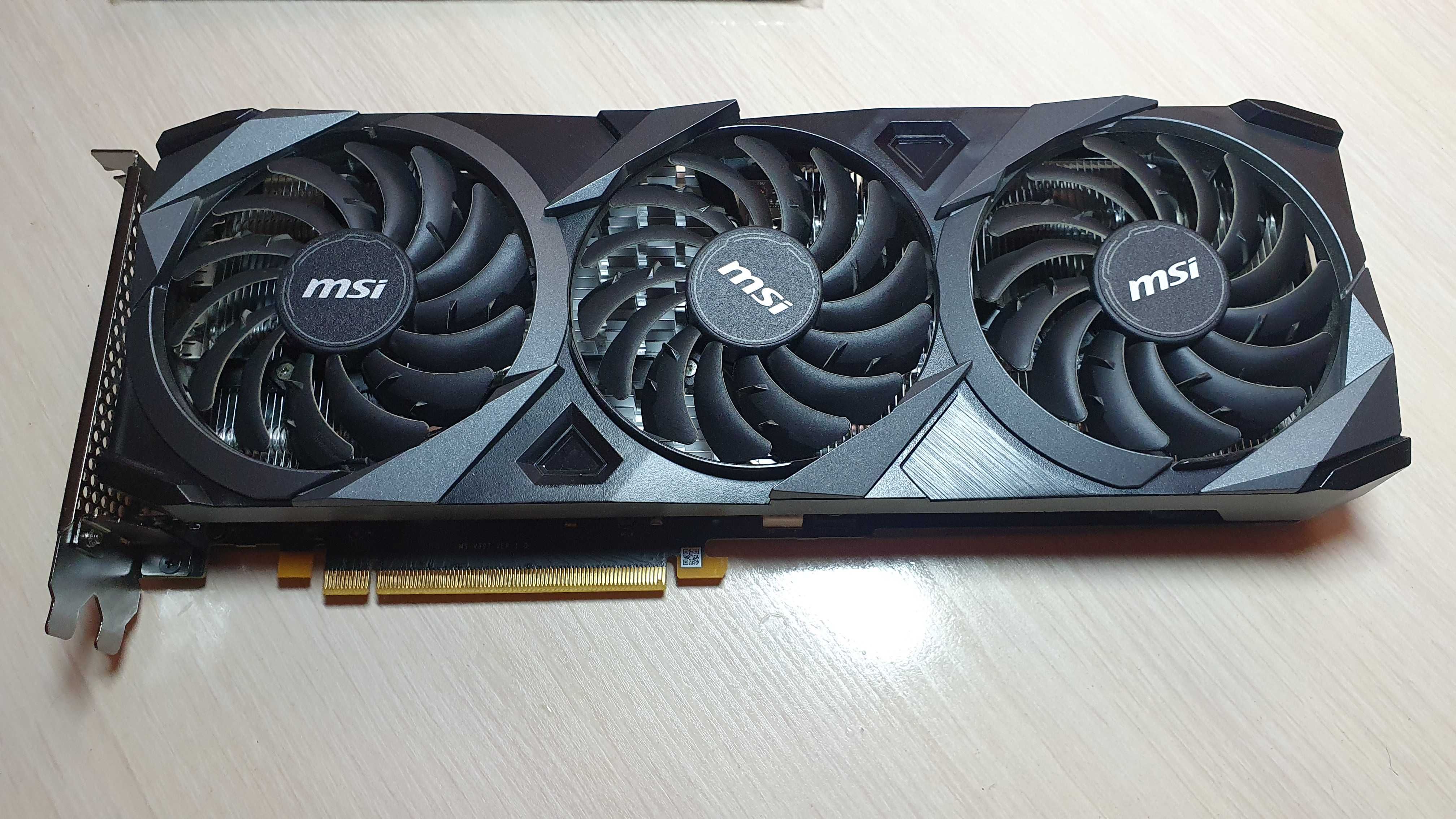 Видеокарта MSI RTX 3060 Ti Ventus 3X 8Gb