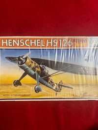 1/72 kit plastic Henschel HS 126 avion german recunoastere WW II