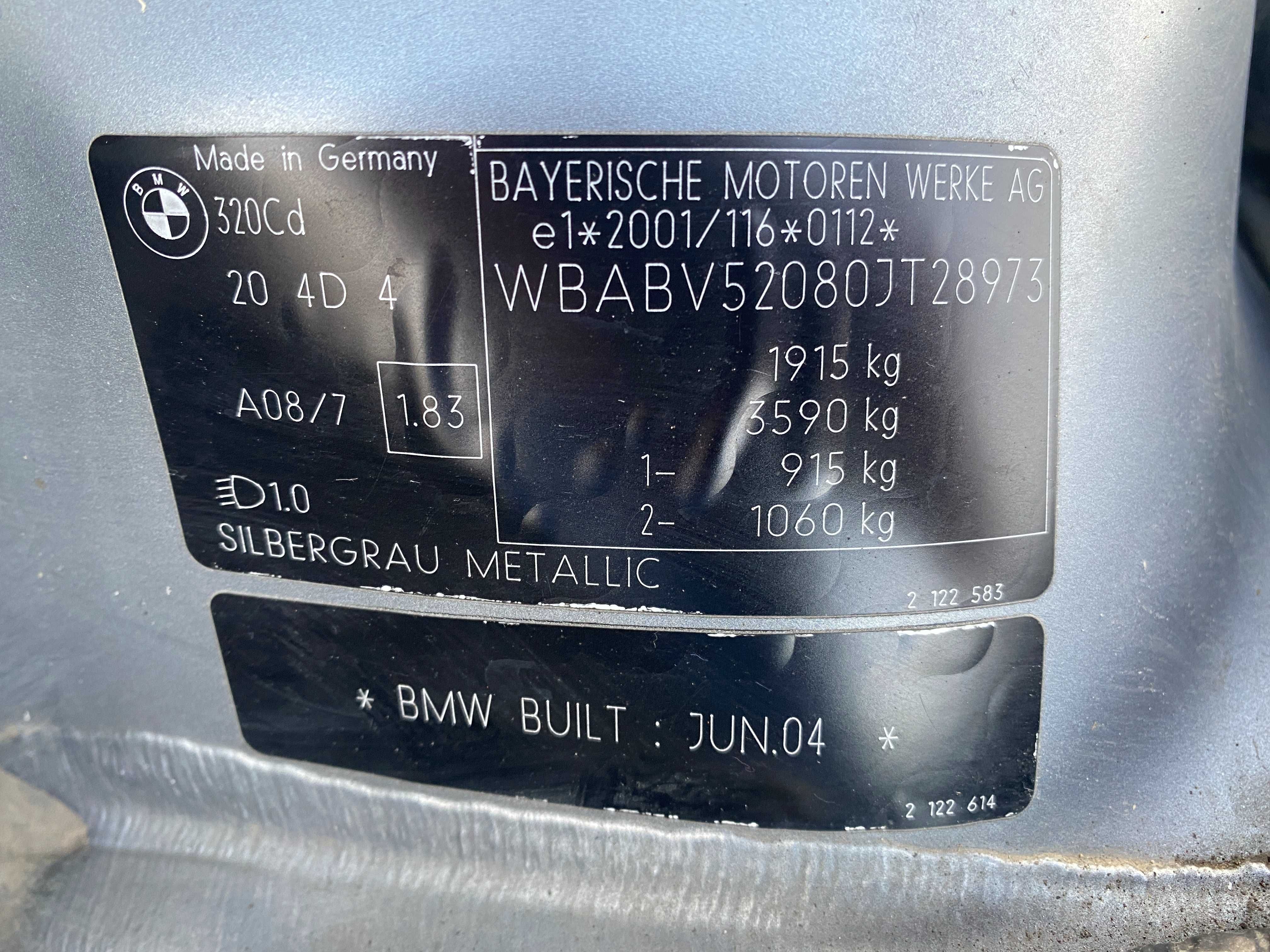 Dezmembrez BMW E46 coupe 320d pachet M interior-exterior