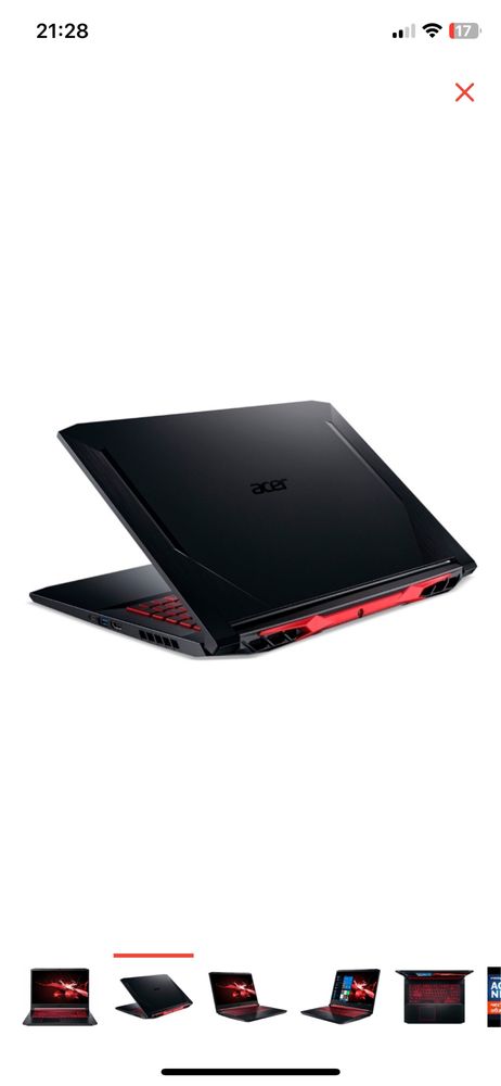 Продам игровой ноутбук Acer Nitro 5 + Мышь Razer Basilisk X Hyper Sped
