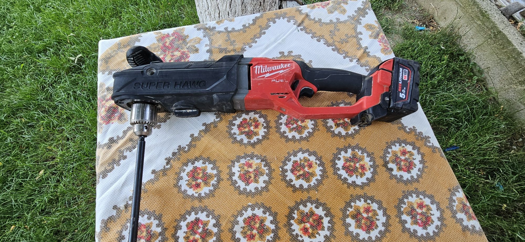 Mașină de găurit la unghi Milwaukee M18 FRAD2 cu acumulator