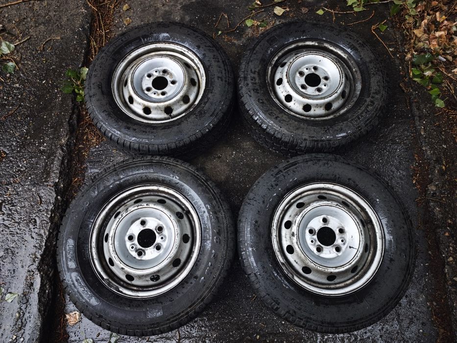 Jante otel originale Fiat Ducato 5x118, 6jx15, ET68 cu anv 215/70/15C