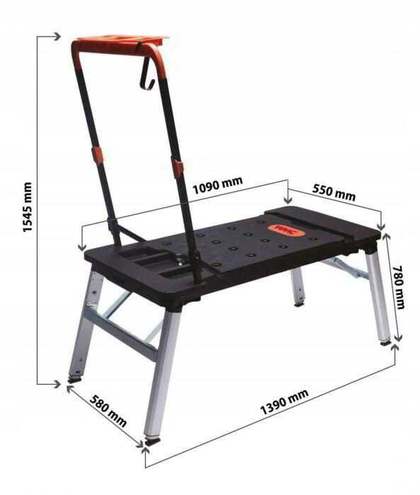 Многофункционална Работна МАСА - ПЛАТФОРМА 7 В 1 WMC
