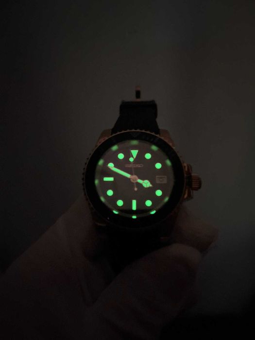 Часовник Seiko Yacht-Мaster Rose Gold (mod)