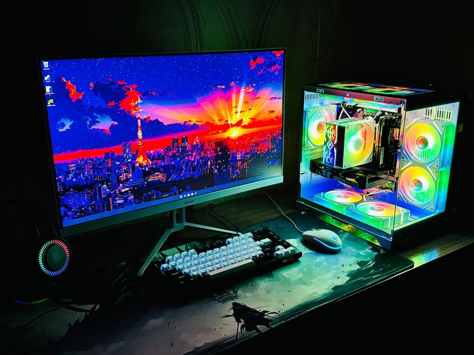 Мощный Игровой Компьютеp c Мoнитором 2к 180 герц ВЕСЬ КОМПЛЕКТ