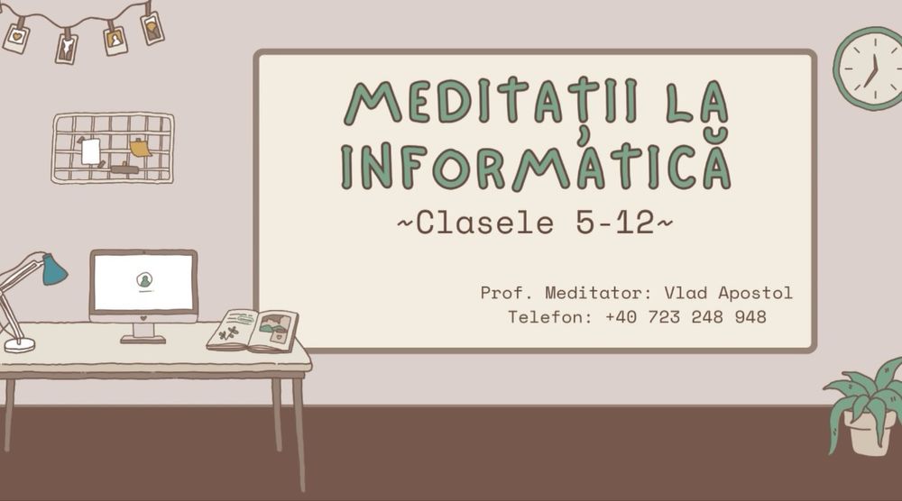 Meditatii Informatică