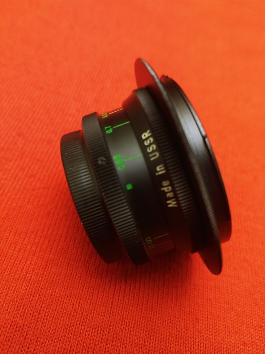 Объектив Индустар 50-2  50/3.5 +  Canon M42  адаптер