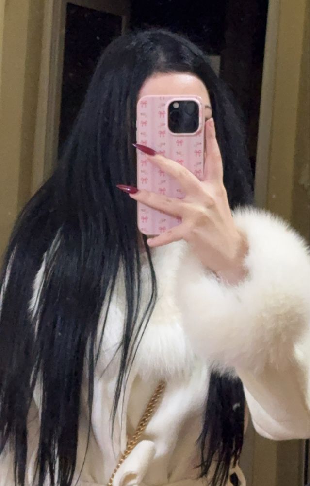 Естествена черна коса екстеншъни 200гр 55см