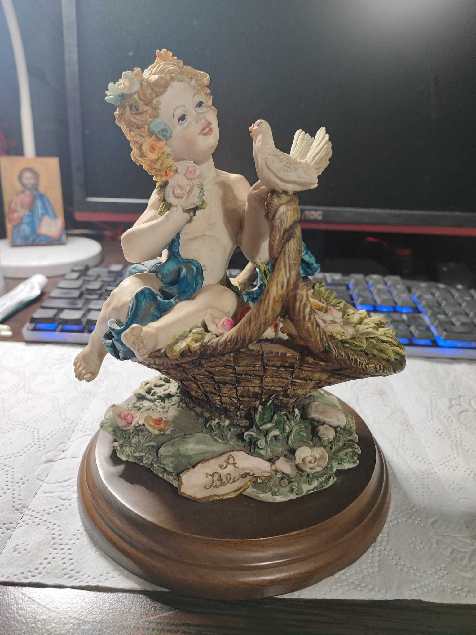 Statueta vintage deosebita Capodimonte