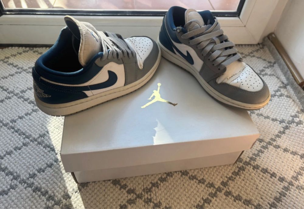 air jordan 1 low stealth french blue