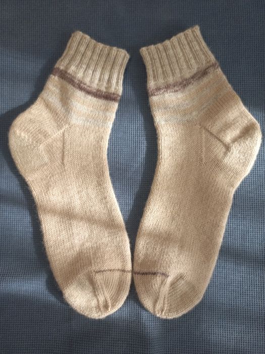 Носки шерстяные, носки вязаные ручной работы.