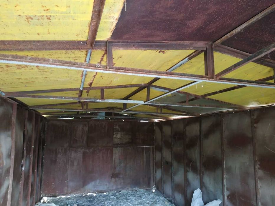 разборный металлический гараж