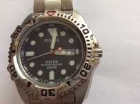 Ceas Pulsar subacvatic Diver Water Resist 200m,otel inoxidabil data zi