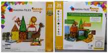 set 9 jucării magnetice: Magna Tiles, Geomag etc.