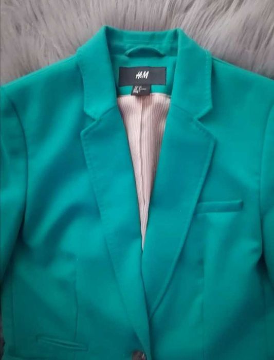 Sacou elegant turcoaz